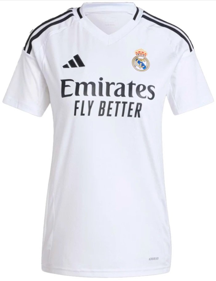 Camisa Feminina I Real Madrid 2024 2025 Adidas oficial 